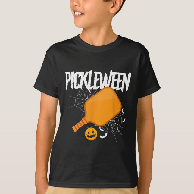 Pickleween Halloween Pickleball  T-Shirt (Front)