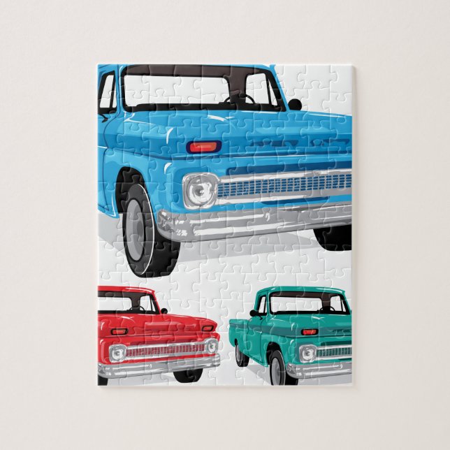 PickUp Farm Truck Jigsaw Puzzle (Vertical)