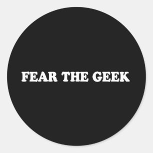 Pickup Line - FEAR THE GEEK T-SHIRT Classic Round Sticker