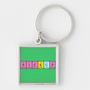 Pickup periodic table keyring