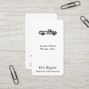 Pickup Truck / Auto Repair / Car Dealer Business Card