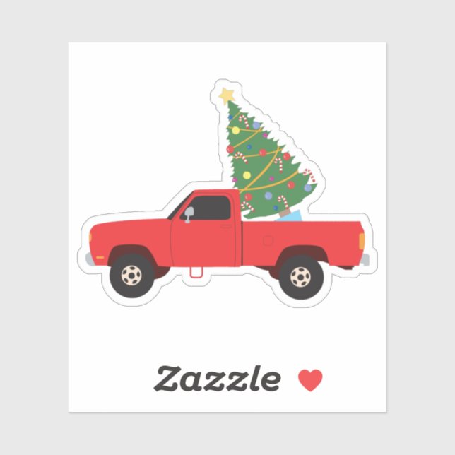 Pickup Truck Christmas Tree (Sheet)