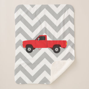 Pickup Truck Transportation Trucks Sherpa Blanket