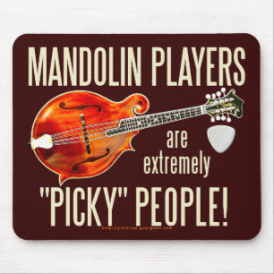 Picky Mandolinists Mouse Mat