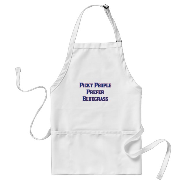 Picky People Prefer Bluegrass Standard Apron (Front)