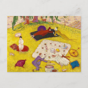 Picnic at Bedford Hills, 1918 by Florine Stettheim Postcard