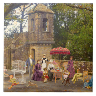 Picnic at Quinta da Regaleira Tile