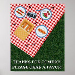 PICNIC at the PARK Favour Sign
