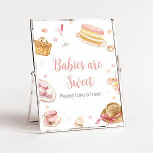 Picnic Baby Brunch Baby Shower Babies are Sweet Poster