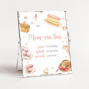 Picnic Baby Brunch Baby Shower Mum Osa Bar  Poster