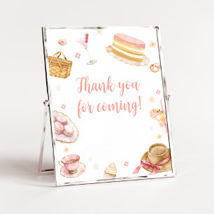 Picnic Baby Brunch Baby Shower Thankyou for Coming Poster