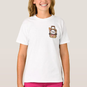 Picnic Basket Panda Kids T-Shirt