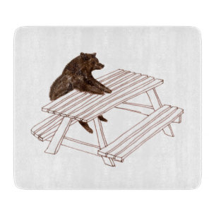 Picnic bear cutting board