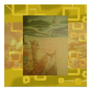 Picnic by the Seashore Poster