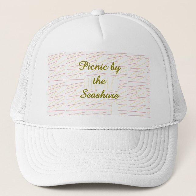 Picnic by the Seashore  Trucker Hat (Front)