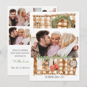 Picnic Christmas Photo Holiday Card 