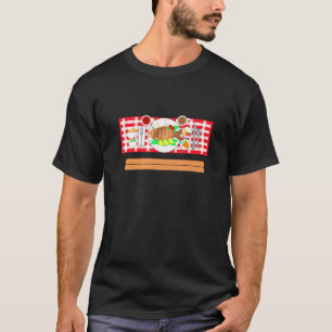 Picnic Dinner Lunch Table Outdoors Camping Rving F T-Shirt