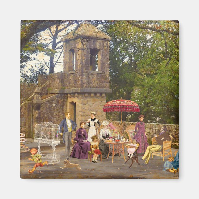 Picnic en la Quinta da Regaleira Magnet (Front)