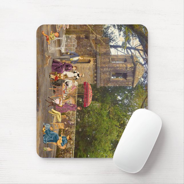 Picnic en la Quinta da Regaleira Mouse Mat (With Mouse)