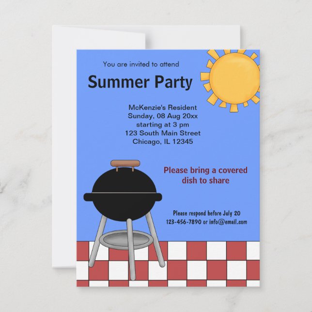 Picnic Invitation (Front)