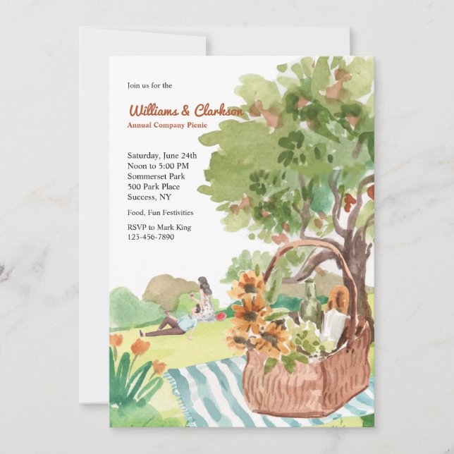 Picnic Invitations (Front)