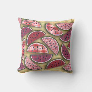 Picnic Love Watermelons Cushion
