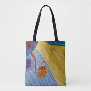 Picnic On The Beach Tote Bag