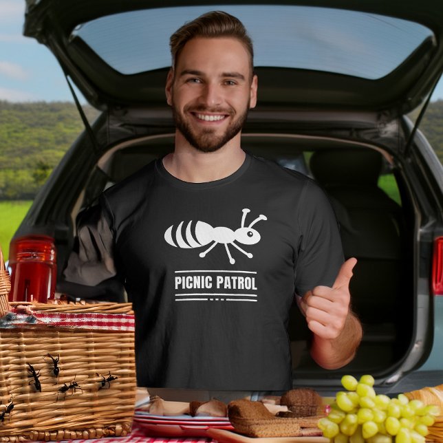 Picnic Patrol Funny Little Ant for Bug Lovers T-Shirt (Creator Uploaded)