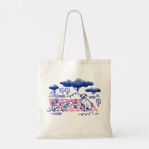Picnic Paws Dog Lovers & Picnic Accessories Tote Bag