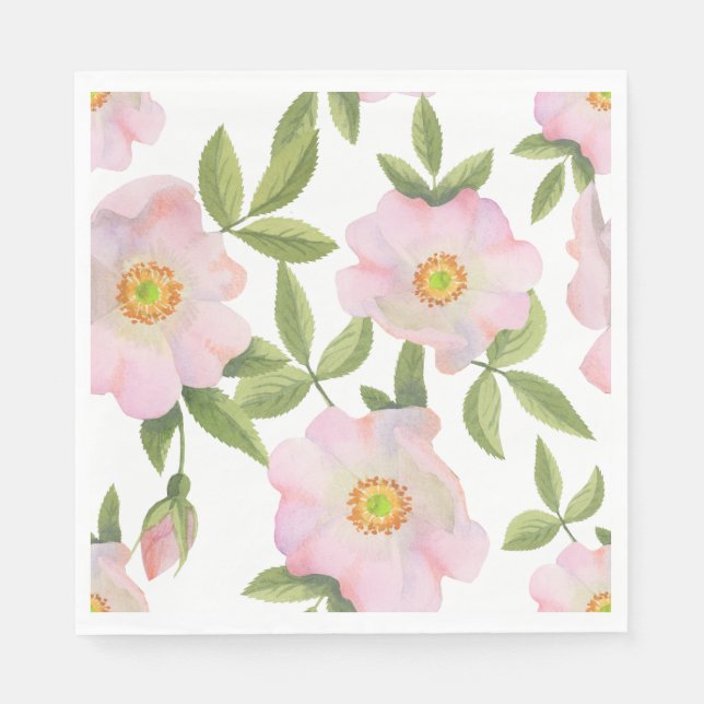 Picnic Plates - Rosehips Napkin (Front)