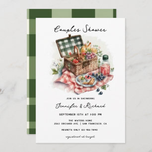 Picnic Rustic Couples Shower Invitation