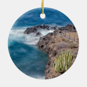 Picnic site El Sauzal Ceramic Tree Decoration