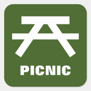 Picnic table stickers