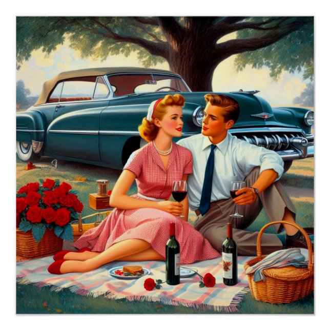 Picnic vintage poster (Front)