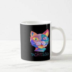 Pico Art Funny Abstract Cat  Coffee Mug