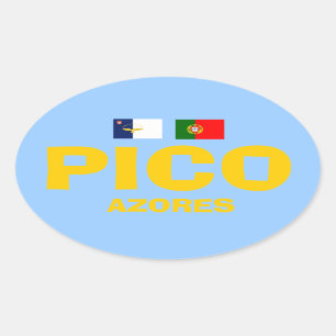 Pico* Azores European-style Sticker
