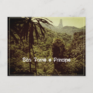 Pico Cão Grande — São Tomé and Príncipe Postcard