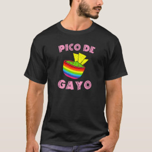 Pico De Gayo Cute Trendy Mexican Gay Pride T-Shirt