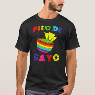 Pico De Gayo Cute Trendy Mexican Gay Pride T-Shirt
