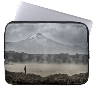 Pico De Orizaba From Achichic Lake In Puebla Laptop Sleeve