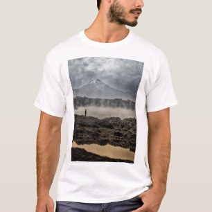 Pico De Orizaba From Achichic Lake In Puebla T-Shirt