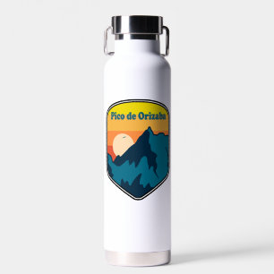 Pico de Orizaba Mexico Sunrise Water Bottle