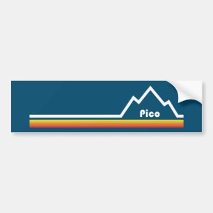 Pico Mountain Vermont Bumper Sticker