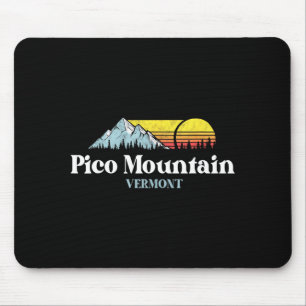 Pico mountain vermont ski snowboarding hiking trip mouse mat