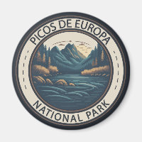 Picos de Europa National Park Spain Travel Art