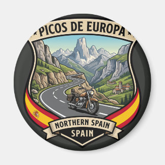 Picos de Europa Spain Scenic Mountain Road Magnet