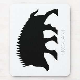 Pictish Boar Cutout Mouse Mat