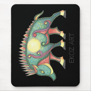 Pictish Boar Sun Mouse Mat