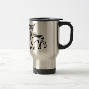 Pictish cat travel mug