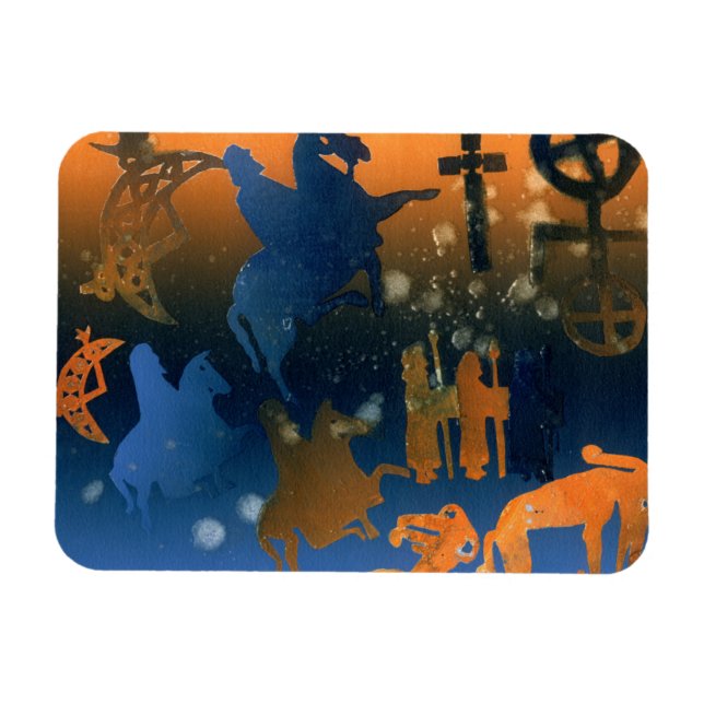 Pictish Ceremony Magnet (Horizontal)